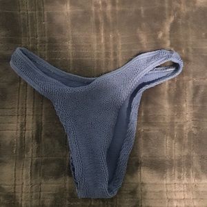 Blue Bond-Eye Bikini Bottoms